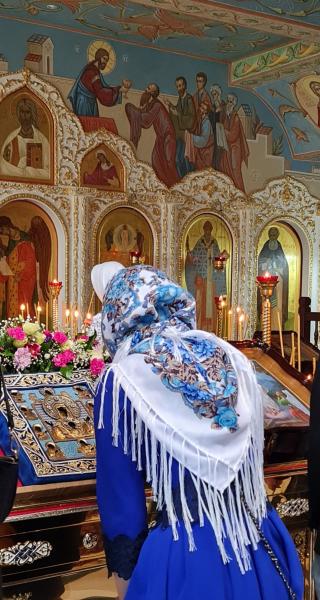 Посещение  нашего храма  иконы Пресвятой  Богородицы _ Курская Коренная