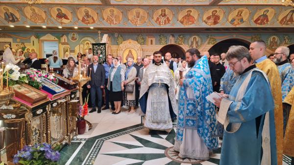 Посещение  нашего храма  иконы Пресвятой  Богородицы _ Курская Коренная