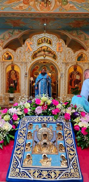 Посещение  нашего храма  иконы Пресвятой  Богородицы _ Курская Коренная